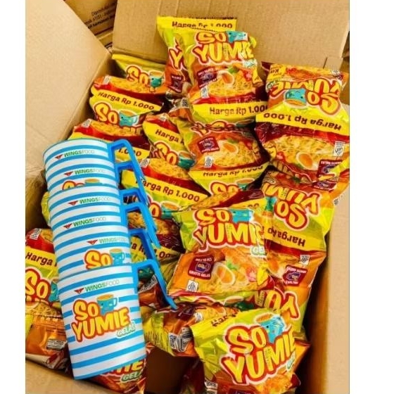 

SO YUMMY MIE GELAS (RENCENG) FREE GELAS