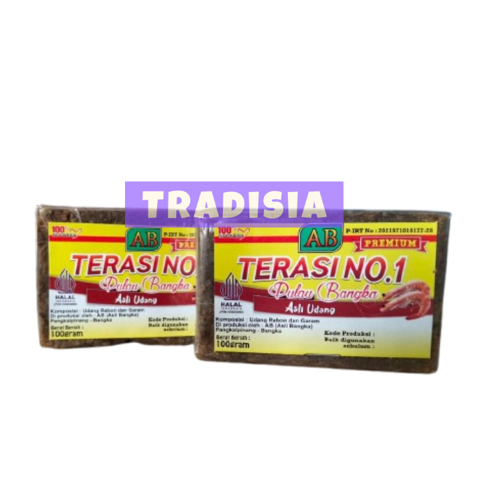 

Terasi AB No 1 Bangka 100 gram