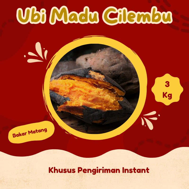 

Ubi Madu Cilembu Siap Makan Manis Empuk dan Sehat Hanya Pengiriman Instant Untuk Kualitas Terbaik 3 Kg