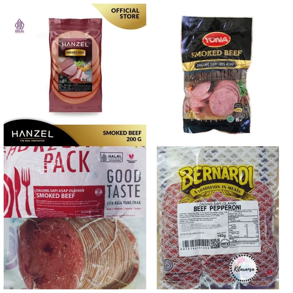 

Smoked Beef 250gr/Yona Smoke beef/Smoked Beef/Daging Sapi/Beef/Horeca Smoke Beef/Smokebeef