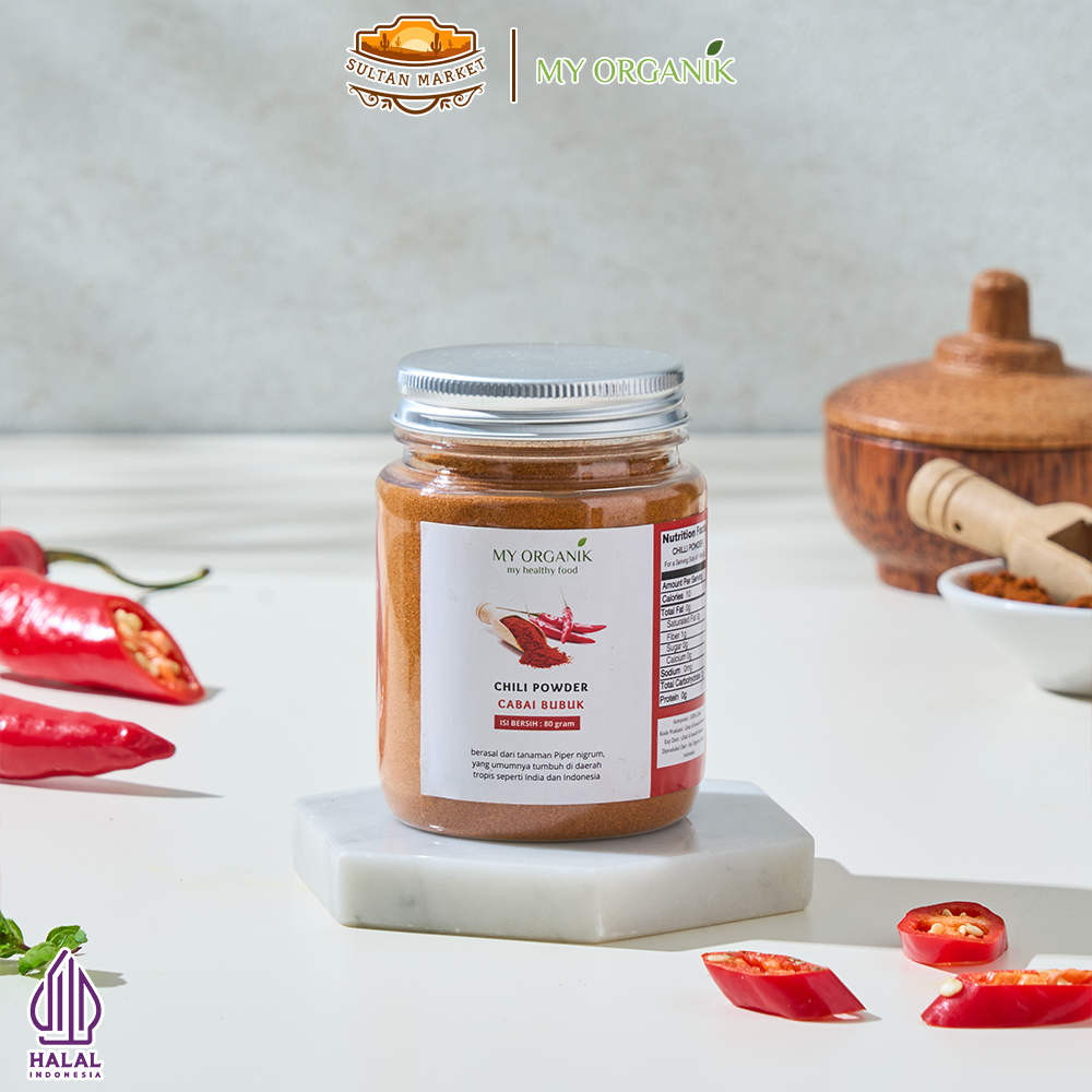 

My Organik Chilli Powder Cabe Cabai Bubuk Halus Murni Organik