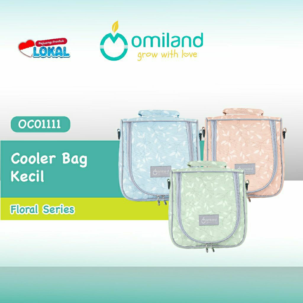 Omiland Tas Cooler Bag Floral Series / Cooler Bag Kecil / Cooler Bag Medium / Dialogue Baby Heaven D