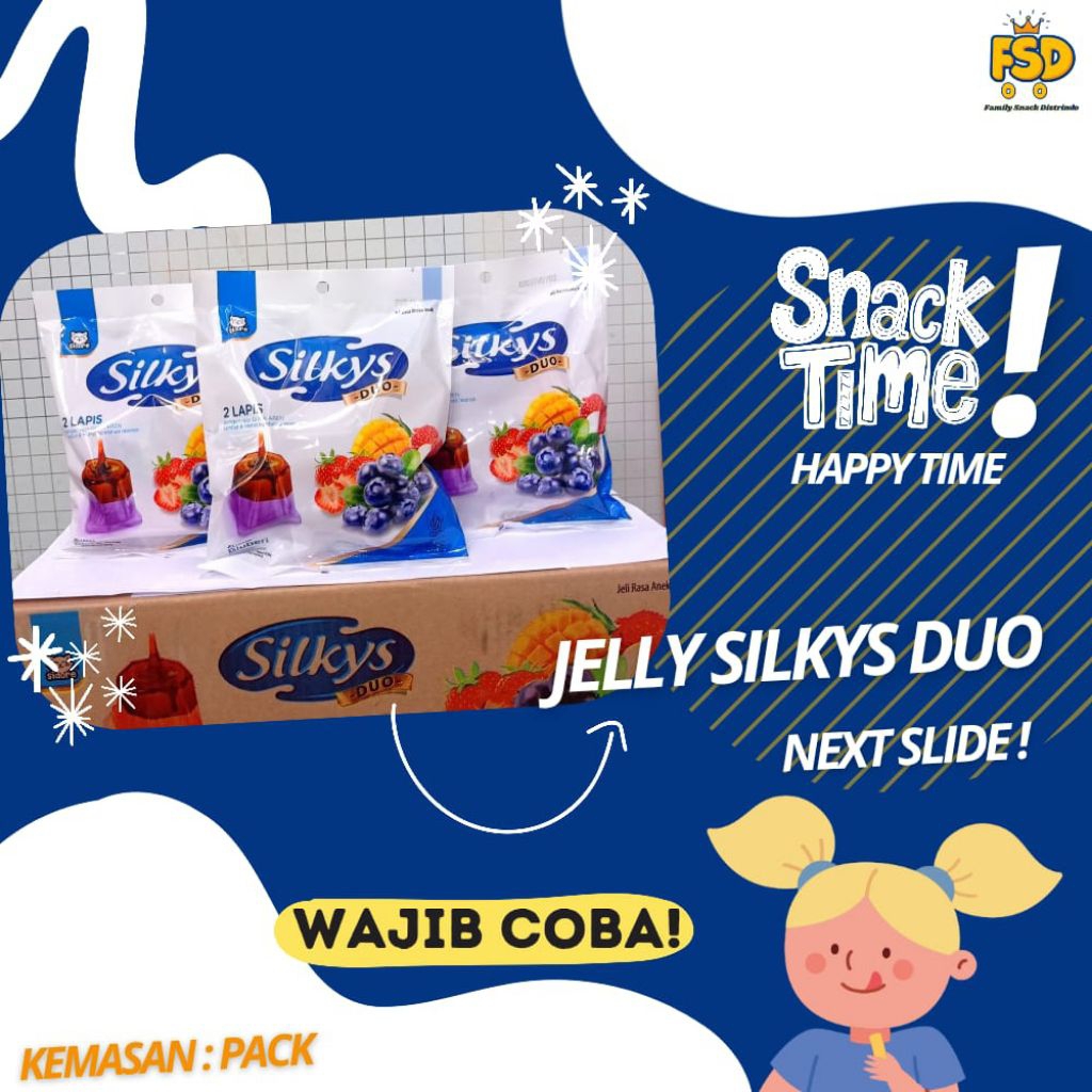 

PAKET HEMAT! Isi 2 Pack Silkys Jelly Duo 2 lapis