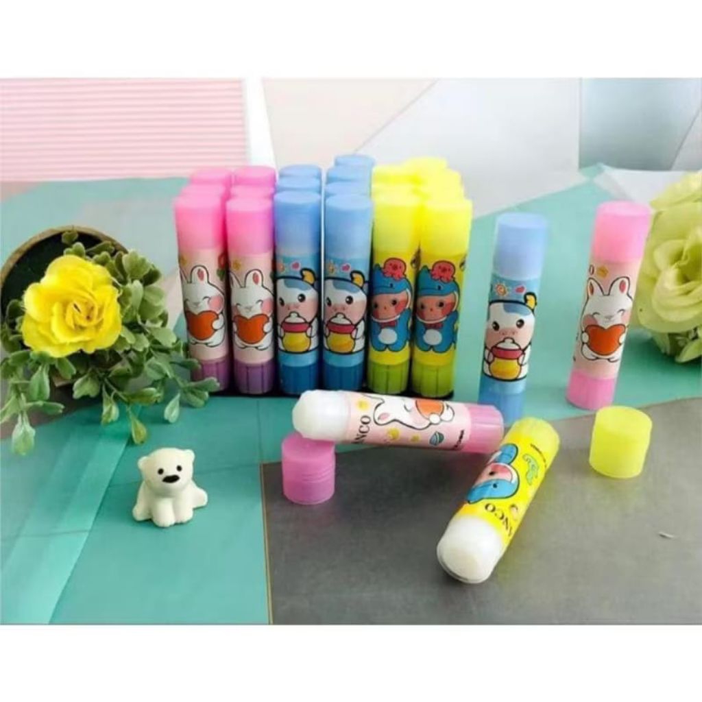 

(1 PAK ISI 18 PCS) Glue Stick VANCO Kecil 10gr Murah