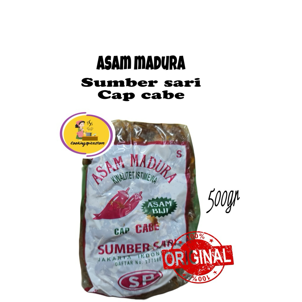 

Asam Jawa Madura 500gr Sumber Sari Cap Cabe Original – Asam Biji untuk Masakan & Minuman