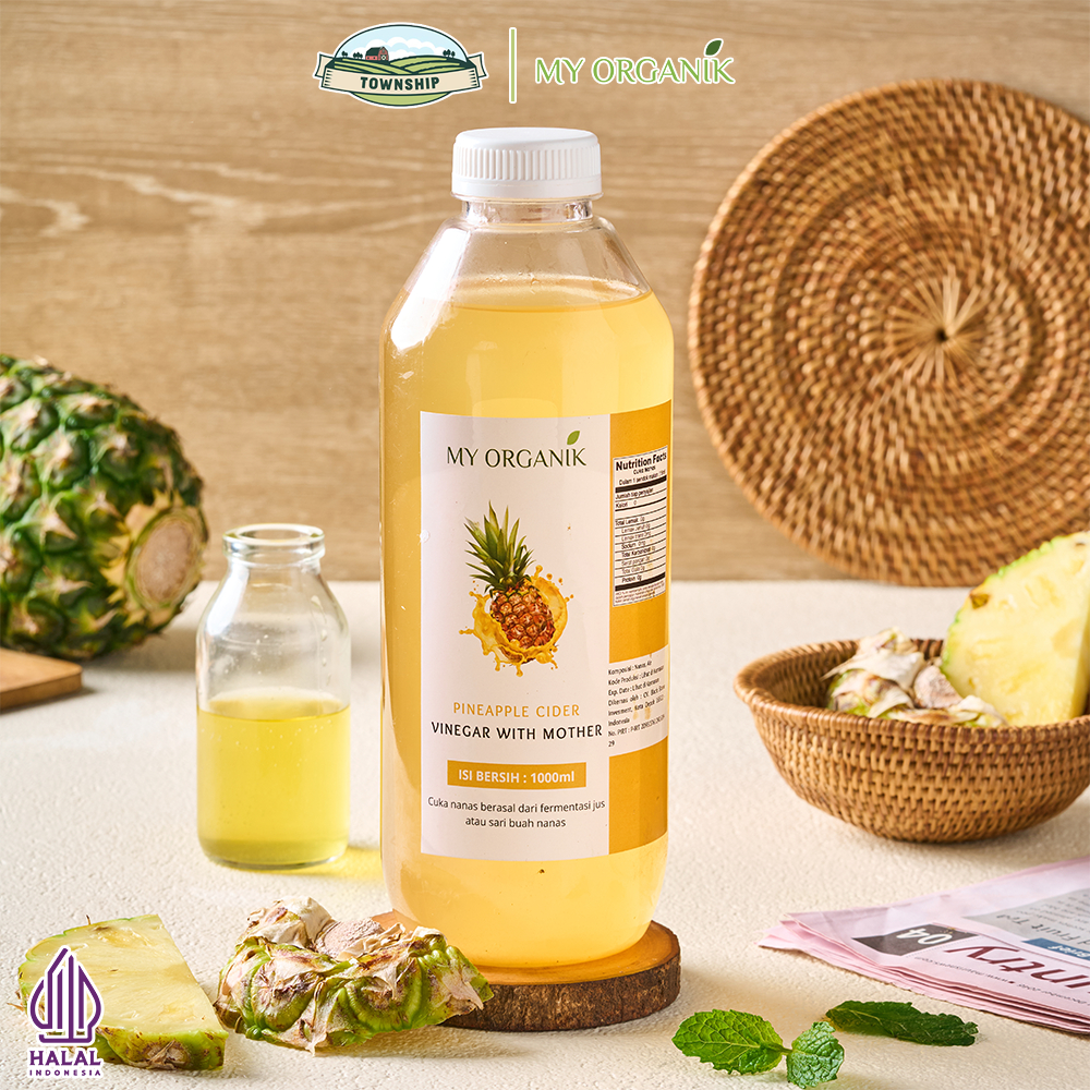 

My Organik Cuka Nanas Pineapple Cider Vinega With the Mother ORIGINAL ORGANIK MURNI TANPA CAMPURAN