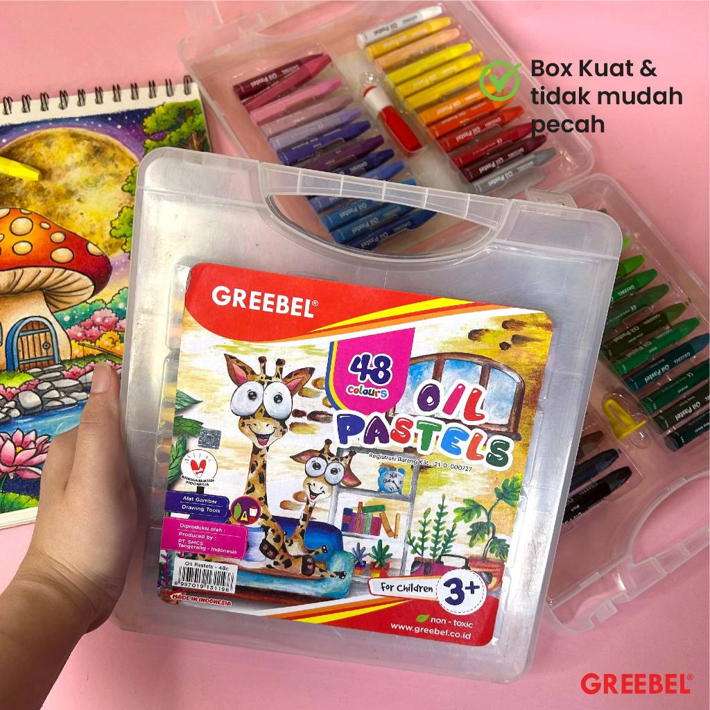 

GREEBEL KIDS OIL PASTEL 48 WARNA