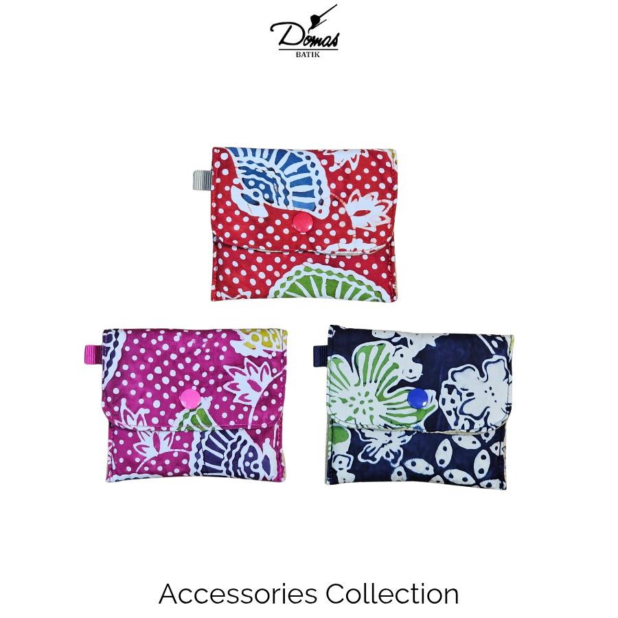 Dompet Koin Perhiasan Dompet Batik Unik Busa