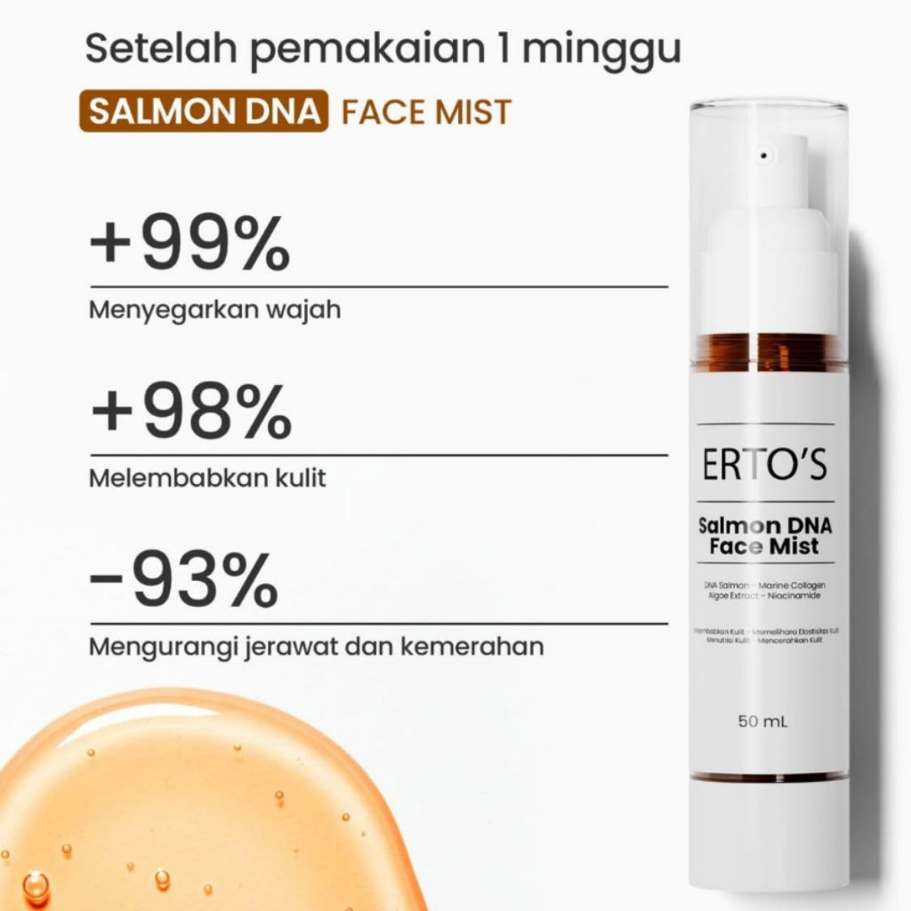 Erto's DNA Salmon Face Mist