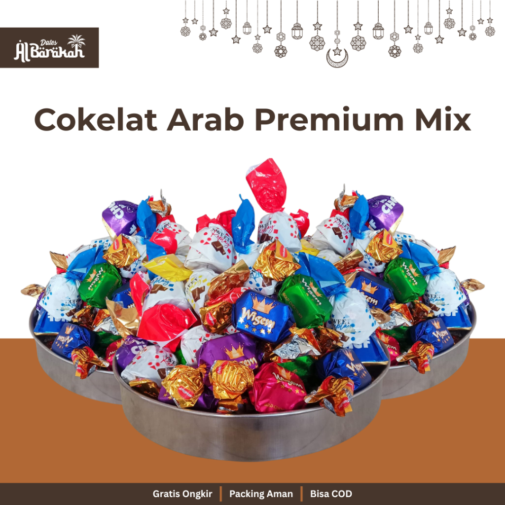 

Cokelat Arab Premium Mix Original Permen Coklat Oleh Oleh Haji dan Umroh