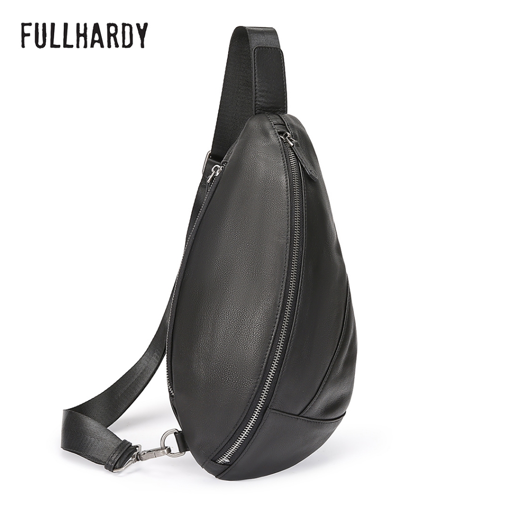 Tas Selempang Kulit Fullhardy BLSK 8071 BL
