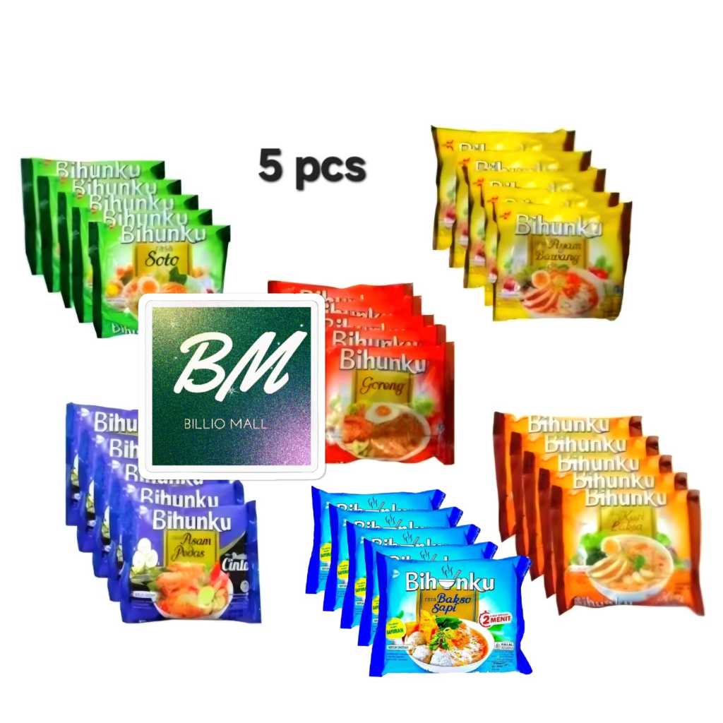 

Bihunku Bihun Instan 5 Pcs All Varian Rasa