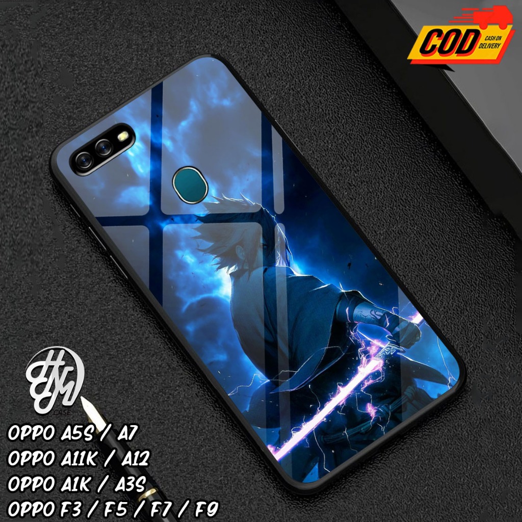 Casing Hp Untuk Oppo A5s /A7 / A11K / A12 / A1K / A3s / F3 / F5 / F7 / F9 - Fashion Anime Naruto Cas