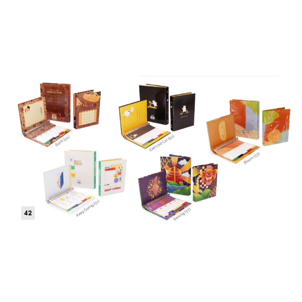 

Bantex Binder A5 25mm 20 Ring Fancy 1329 PKM Bandung