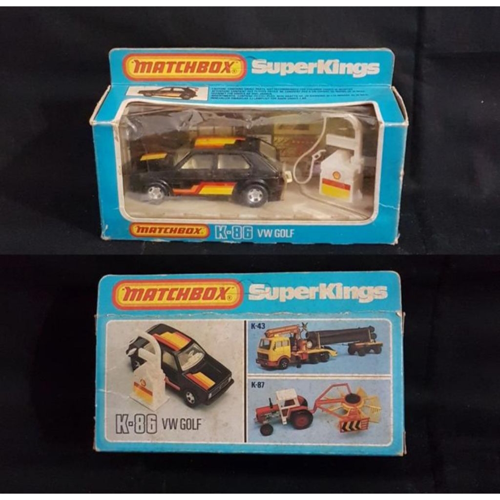 Matchbox Super Kings K86 VW Golf With Shell Petrol Station