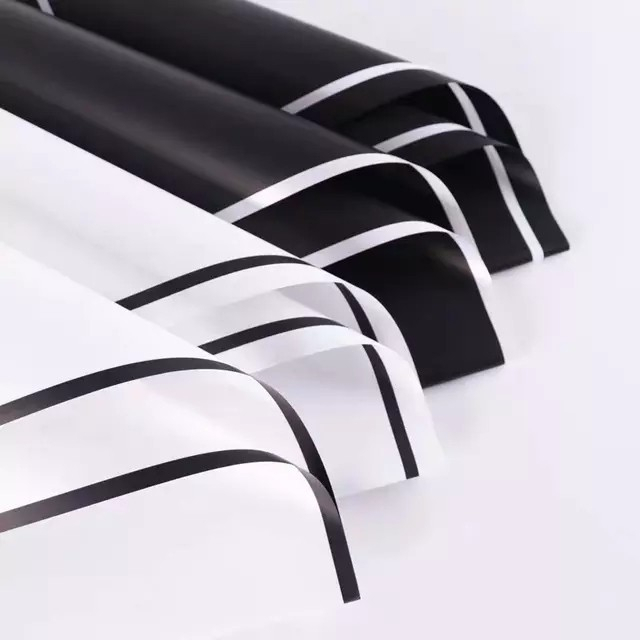 

Kertas Buket Bunga Hitam Putih Flower Wrapping Paper List Black White Kertas Cellophane