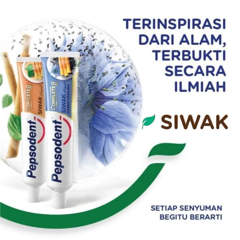 ©HERITAGE© PEPSODENT Pasta Gigi Siwak Complete 8 Series - Anticavity And Fresh Halal Natural | Odol 