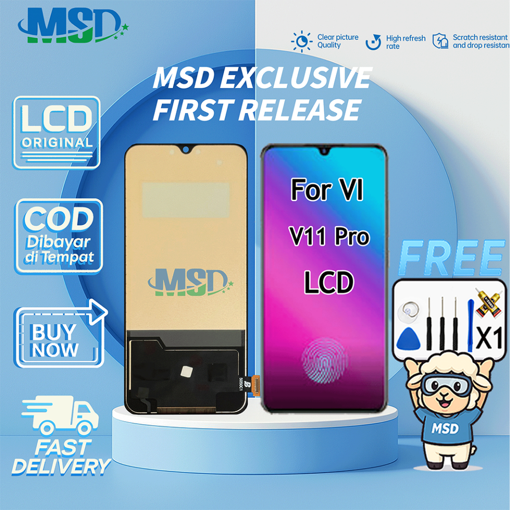 LCD For VIVO V11 Pro UNIVERSAL FULLSET Touchscreen LCD HP OG MSD