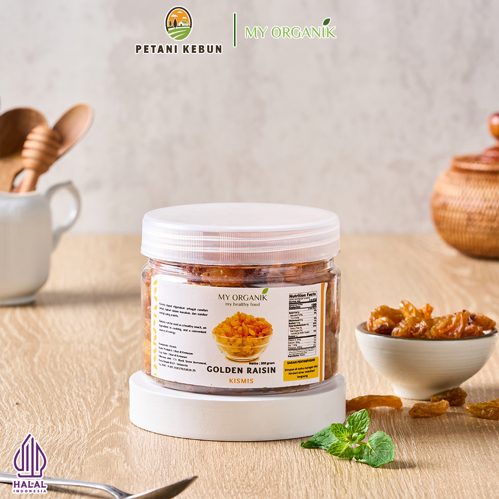 

My Organik Kismis Golden Raisin 200gr 300gr 350gr Asam Manis Segar
