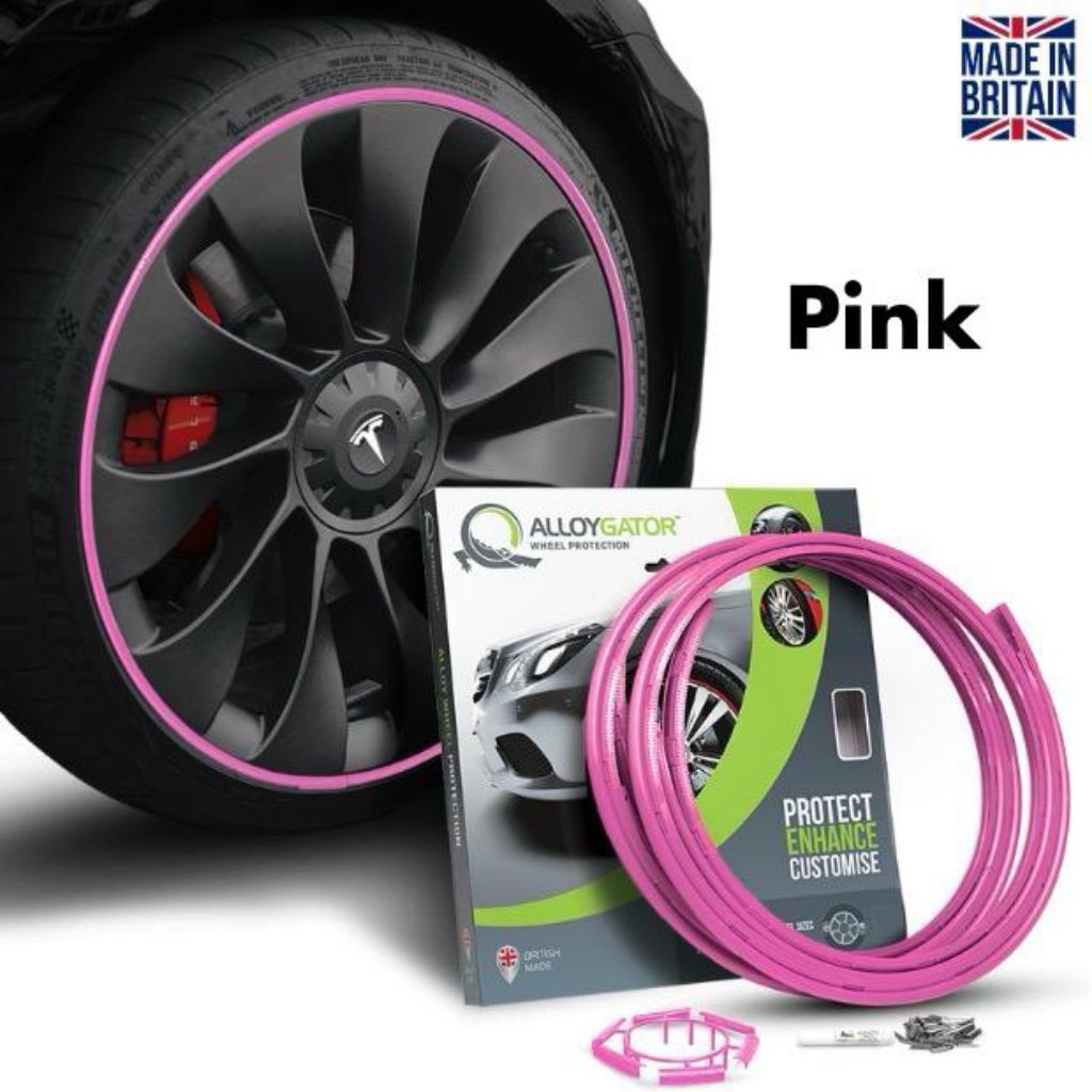 Alloygator Pelindung Velg Mobil Inter Pink Ring 12-19 Inch