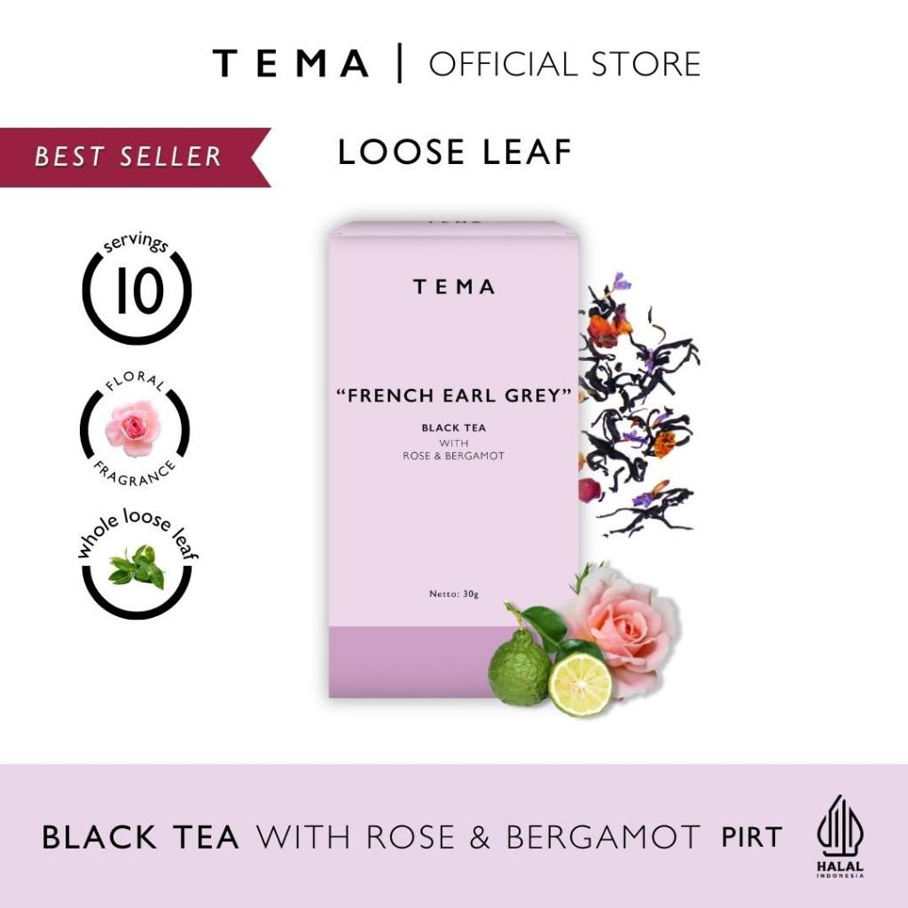 

French Earl Grey - Earl Grey Tea - TEMA Tea Loose Leaf Box - 10 Servings