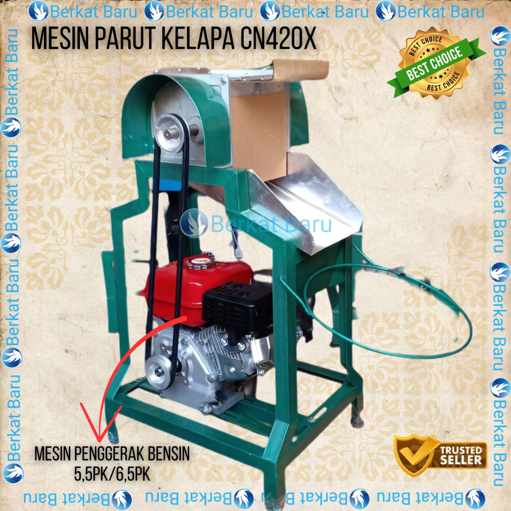Mesin parut kelapa besar otomatis CN-420X Parutan kelapa set mesin siap pakai/Mesin parutan kelapa b