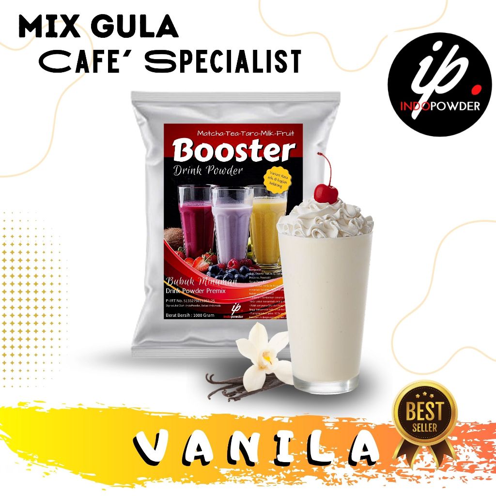 

Indopowder - Bubuk Minuman VANILLA 1Kg Untuk Cafe, Waralaba, Resto dan Usaha Minuman Kekinian