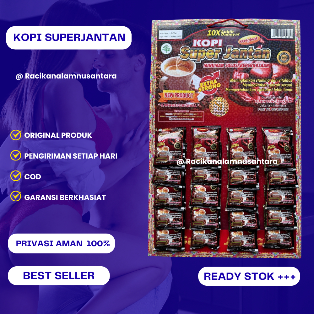 

Super Jantan Kopi papan isi 20 sacset Original