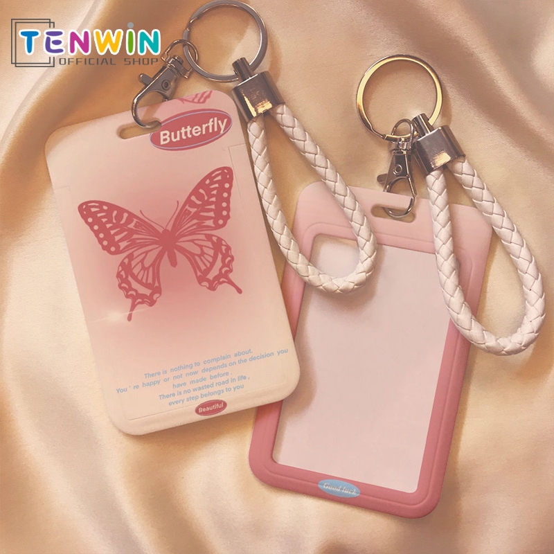 

Id Card Holder Motif Lucu Tempat Kartu Photocard Photo Card Tempat Kartu Motif Tulip dan Kupu-kupu Lucu