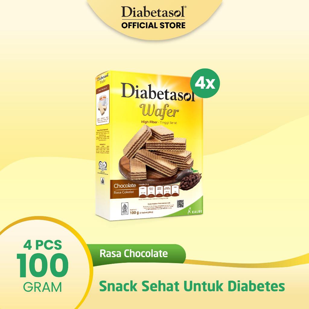 

[Buy 4] Diabetasol Wafer Chocolate 2x50g
