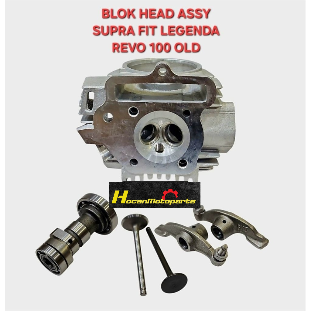 BLOK HEAD CYLINDER HEAD SUPRA FIT LAMA SUPRA FIT NEW LEGENDA REVO LAMA 100CC HIGH QUALITY
