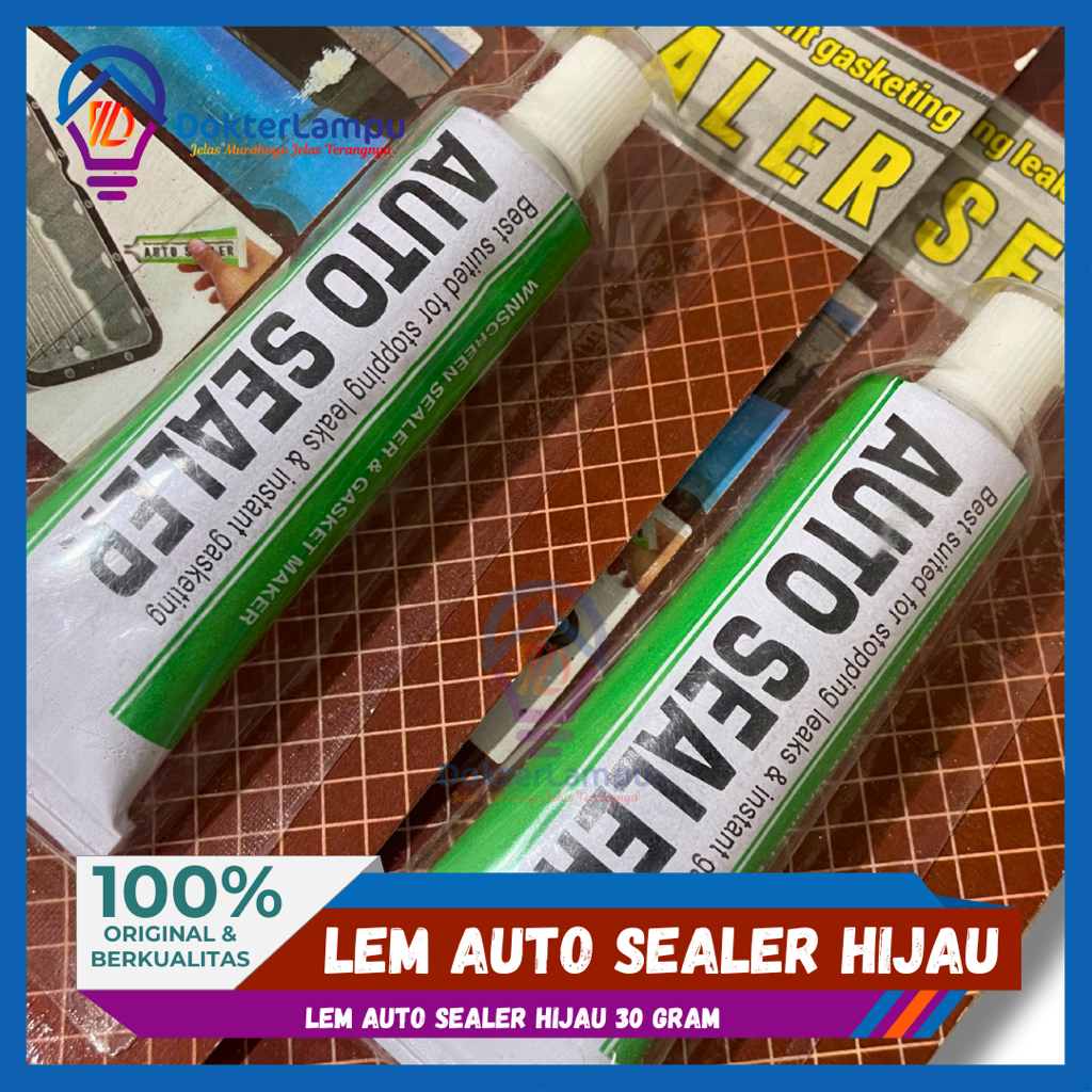 

Lem Auto Sealer Hijau atau Merah 30 Gram