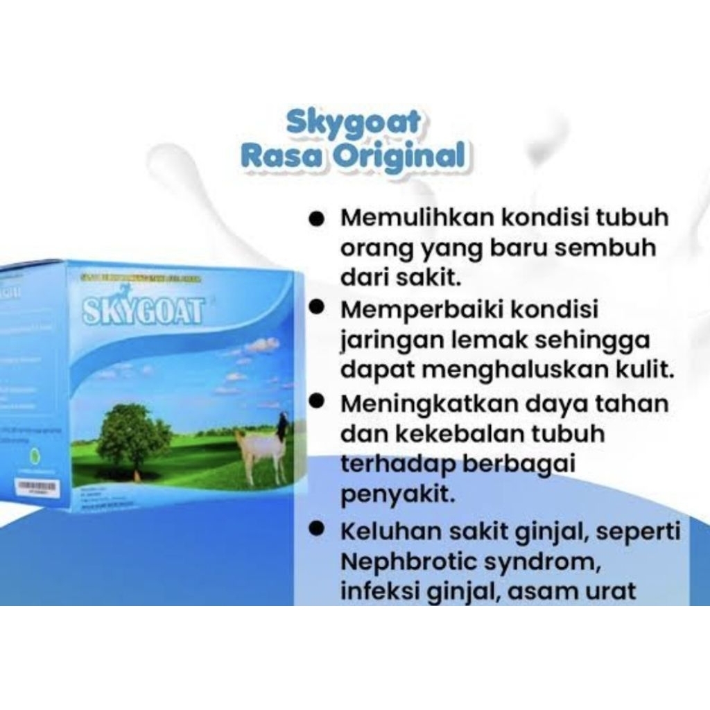 

susu kambing sky goat 1 box isi 10saset