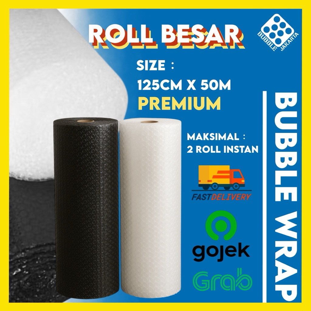 

Bubble Jakarta Instant Bubble Wrap 125CM X 50M Premium Tebal Diameter Besar Harga Terjangkau
