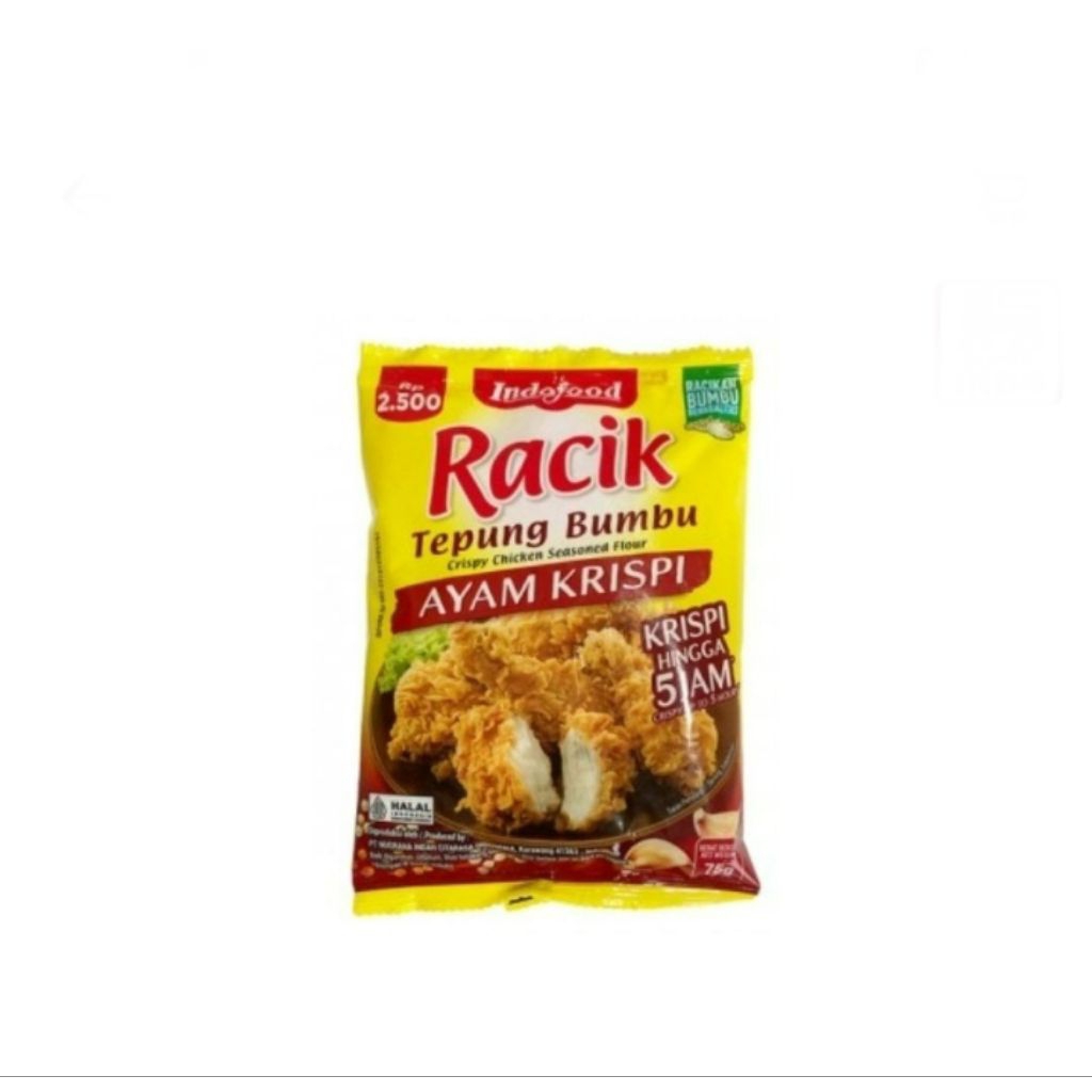 

Indofood racik tepung bumbu ayam krispi pack 210 gram