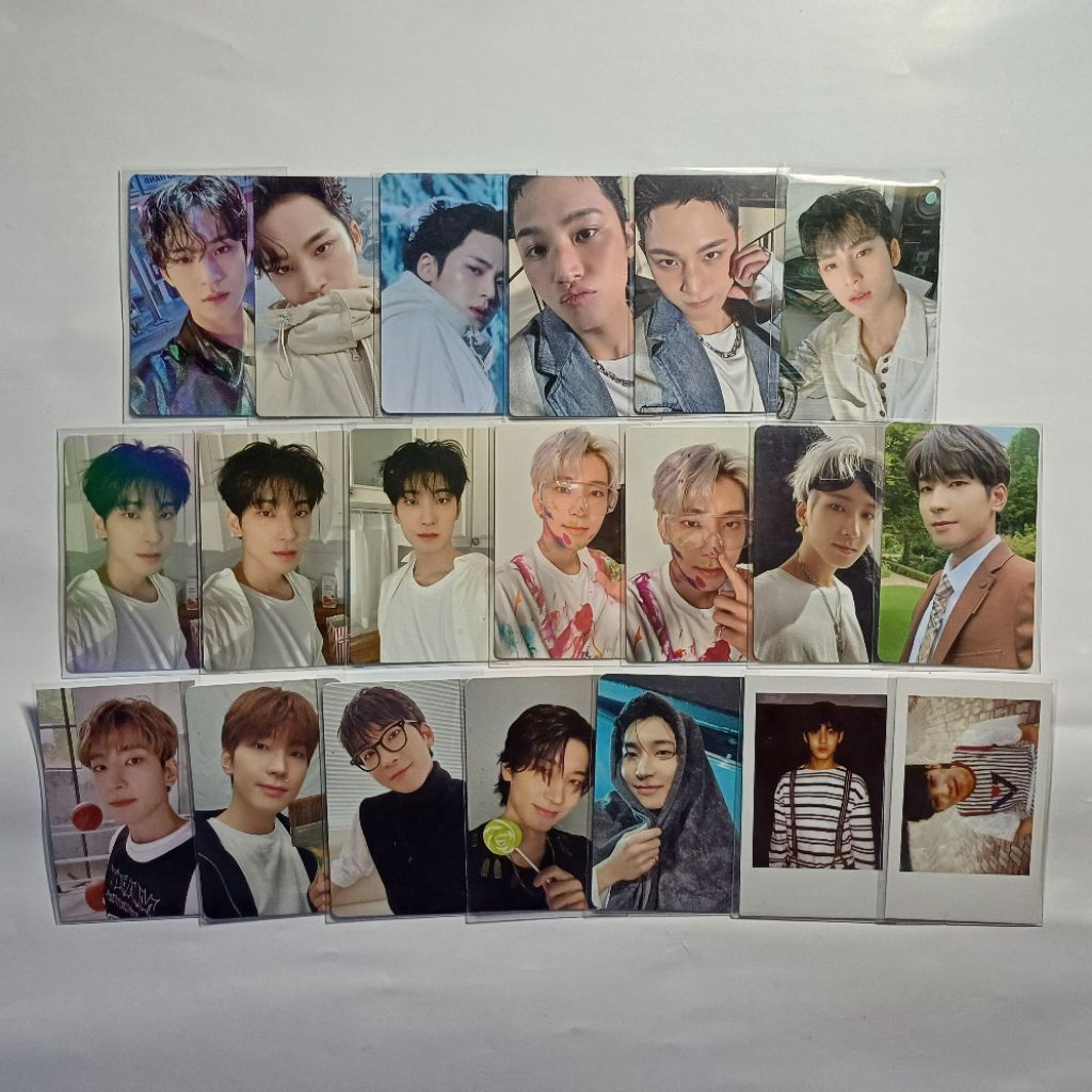 PHOTOCARD OFFICIAL WONWOO MINGYU THE8 MINGHAO BUNGA SECTOR PILOT POPCORN ATTACCA  POTTER MELET CARVE
