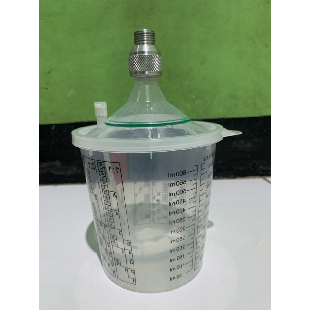 adaptor 1 set snap lid colad sata rps PPS cup universal spraygun