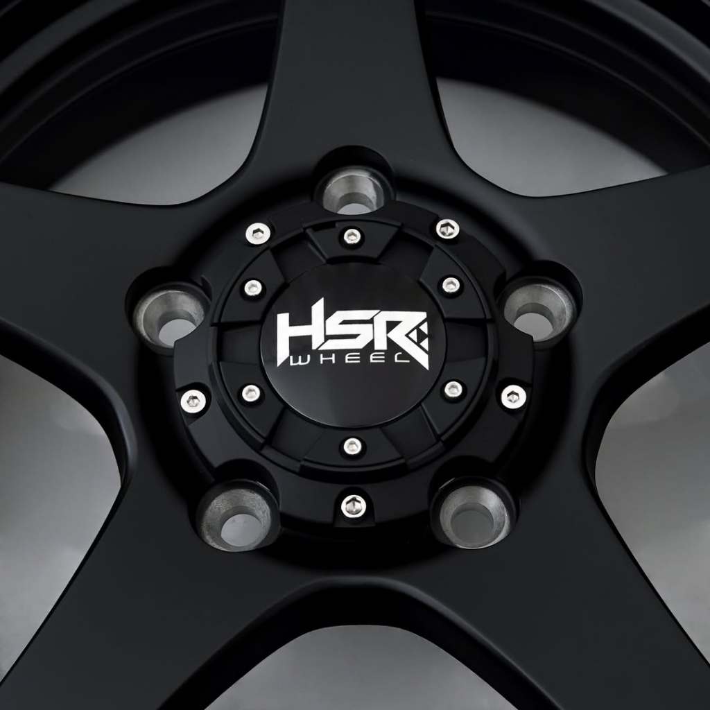 Velg Mobil Jimny, Katana Ring 16 Hsr Matrix  MIDNIGHT BLACK