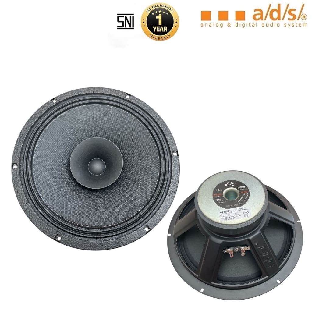 Speaker Woofer Basstube ADS-1250 High Power Komponen Speaker full range 12inch Premium Bass