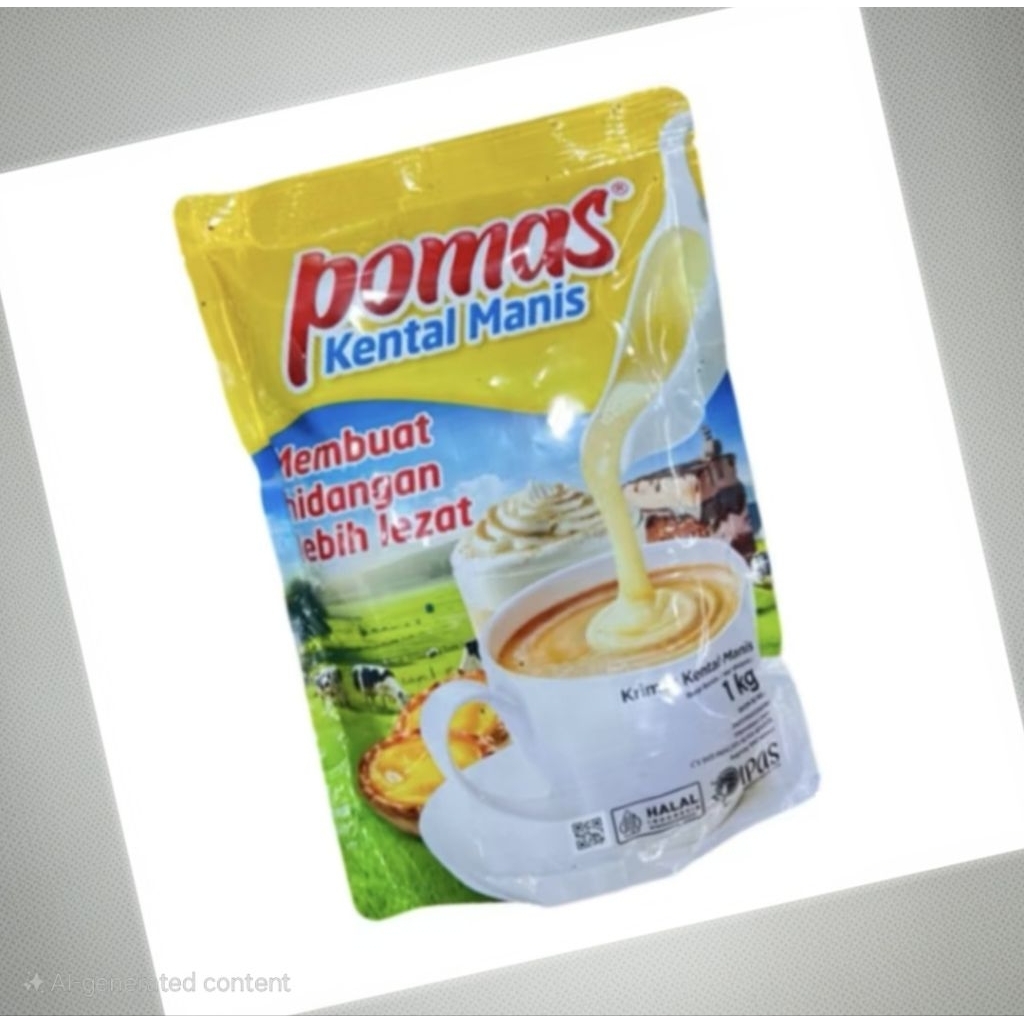 

pomas kental manis/ Susu Kental manis pomas/ krimer kental manis 1kg
