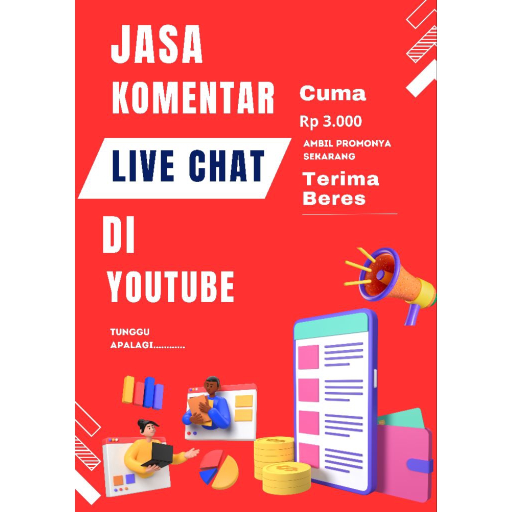 Jasa Liveboost Komentar Live chat Yt