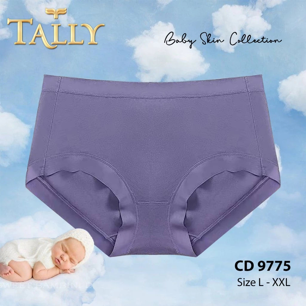YANTI98 - (6 PCS ) - CD TALLY SEAMLESS KATUN 9775 BAHAN LEMBUT - TALLY Sarwendah CD 9775 Celana Dala