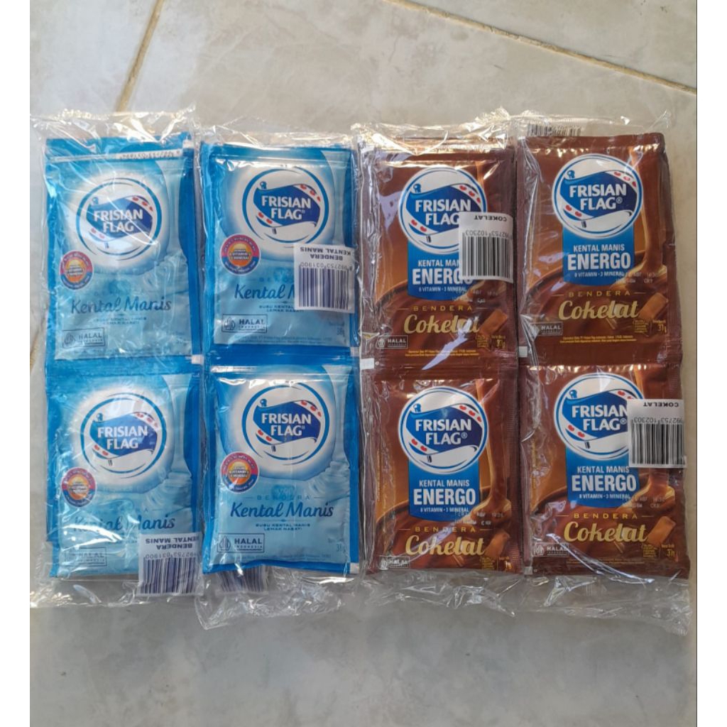 

(TMD2) Susu Frisian Flag SKM Putih dan Cokelat Sachet