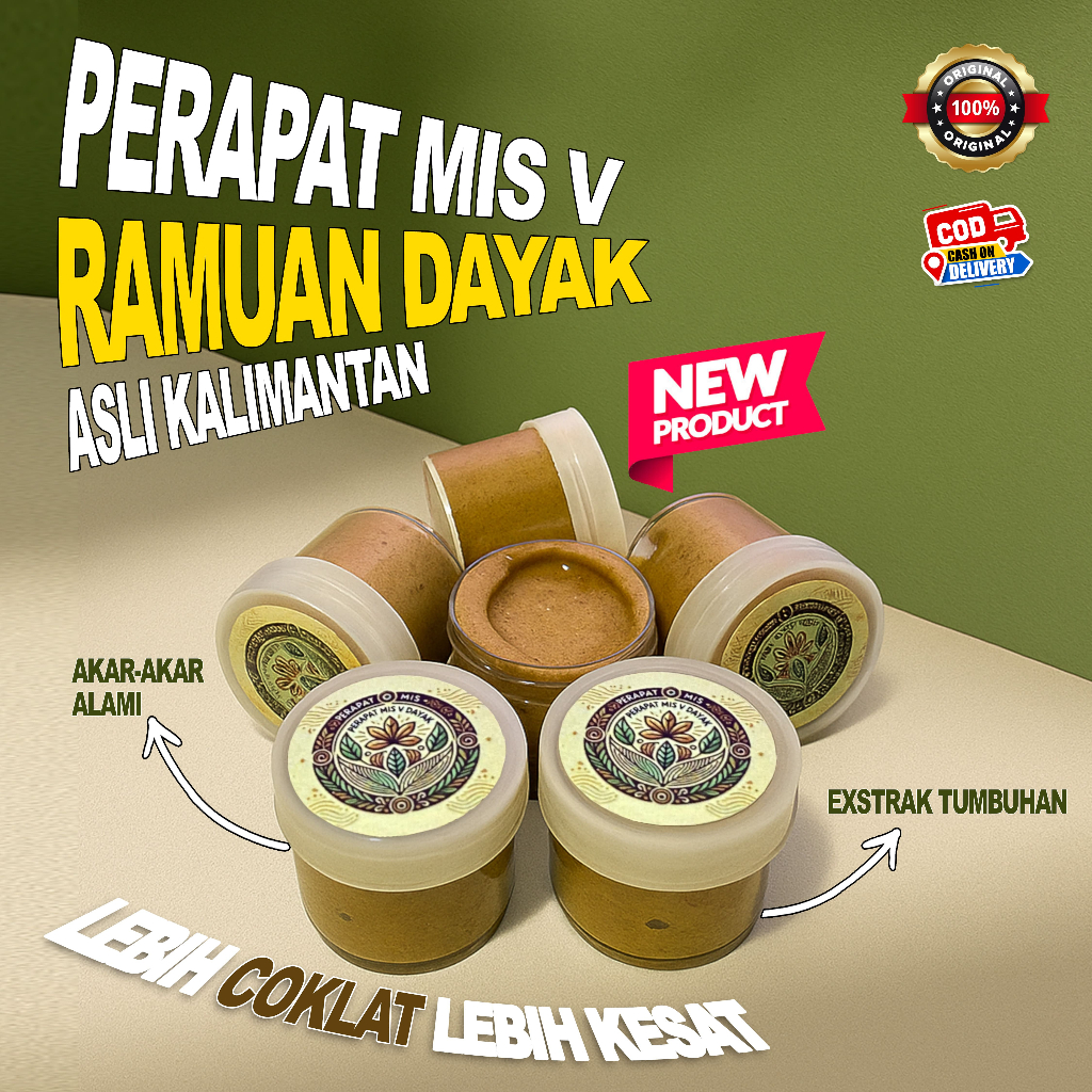Ramuan Herbal Dayak Kalimantan Perapat Miss V – 100% Herbal, Garansi Uang Kembali