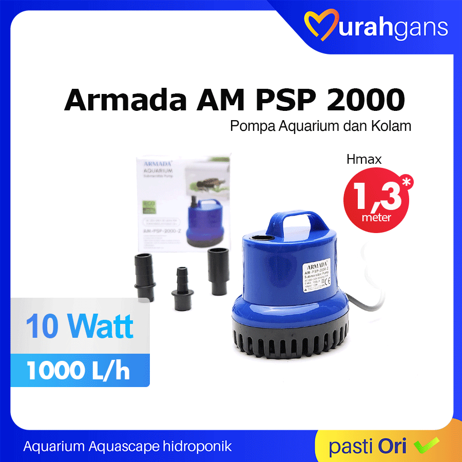 ARMADA AM PSP 2000 Pompa Aquarium Kolam 1000 LPH