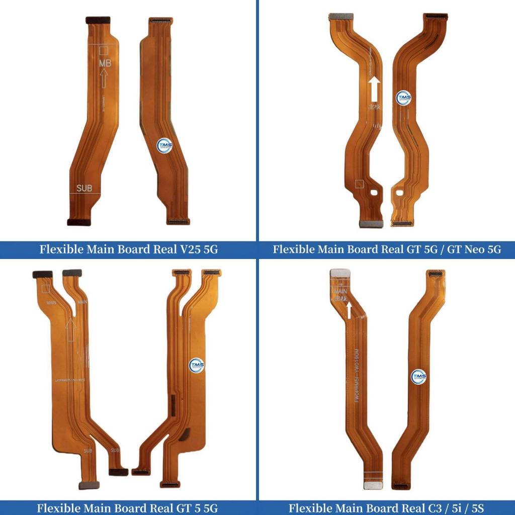 Flexible Main Board Realme V25 5G - GT 5G - GT Neo 5G - GT 5 5G - C3 - 5i - 5S
