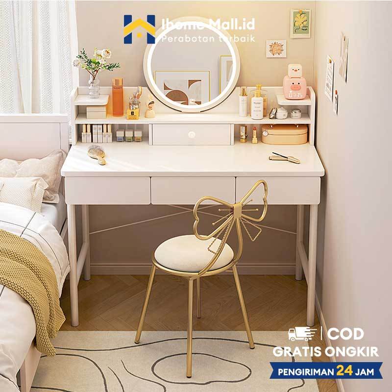 Meja Rias Led Meja Rias Modern Meja Rias Kaca Bundar Meja Rias Aesthetic Meja rias mini  Meja Rias E