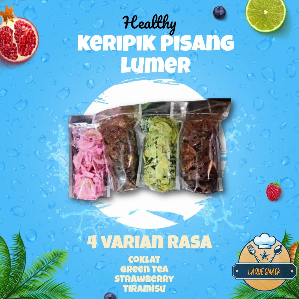 

KERIPIK PISANG LUMER 80 gr KEMASAN POUCH