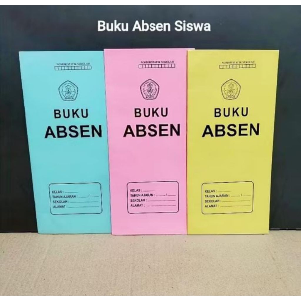 BUKU ABSEN SEKOLAH / BUKU ABSEN SERBAGUNA