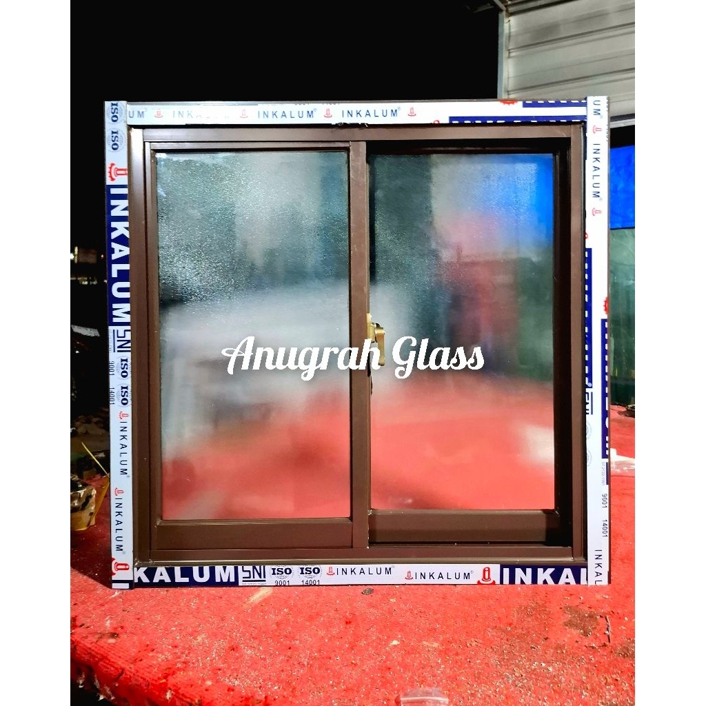 Jendela sleding aluminium L80 x T80